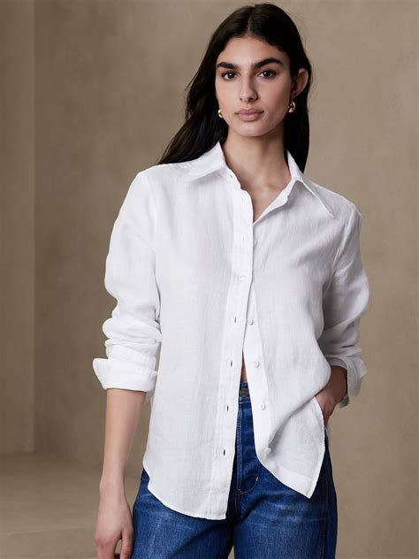 Banana Republic linen shirt women